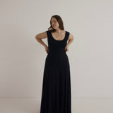 Jean Dress to the Floor | Black (pre-order)