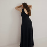 Jean Dress to the Floor | Black (pre-order)