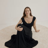 Jean Dress to the Floor | Black (pre-order)
