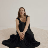 Jean Dress to the Floor | Black (pre-order)