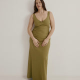 Jill Dress | Olive Rib