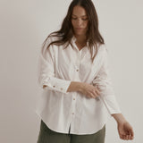 Maeve Shirt | Ivory Cotton