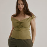 Niveah Tee | Olive Rib