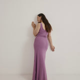 Jill Dress | Mauve Rib