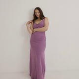 Jill Dress | Mauve Rib