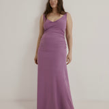 Jill Dress | Mauve Rib