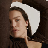 Ivy Shirt | Chocolate Sheer Crinkle