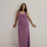 Jill Dress | Mauve Rib