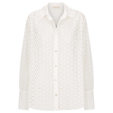 Maeve Shirt | Ivory Broidery