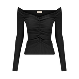 Luella Longsleeve | Black Rib