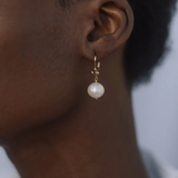 MADRE EARRINGS | PEARL | GOLD