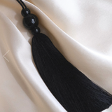 Gem Totēm | Tassel Necklace | Black
