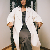 Theodora Trench | Cream Double Cotton