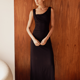 Nevermind Dress | Black Merino