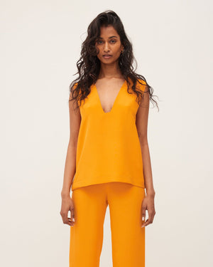 VALERIE VEST | MARIGOLD SILK *online exclusive