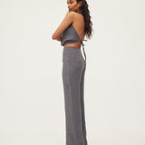 SONIA PANT - STEEL WASHED LINEN