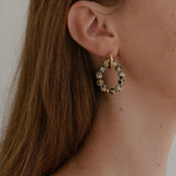 Carter Earrings | Spotted Jasper