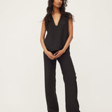 MELISSA PANT | BLACK SILK *online exclusive