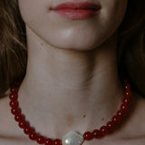 MARTHA NECKLACE | CARNELIAN