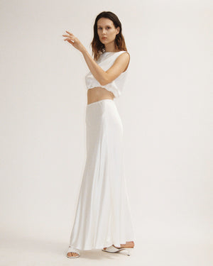 Wray Skirt / Heavy Silk Crepe Satin (exclusive)