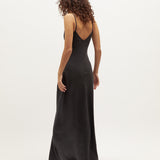 Sloane Dress / Black Washed Linen