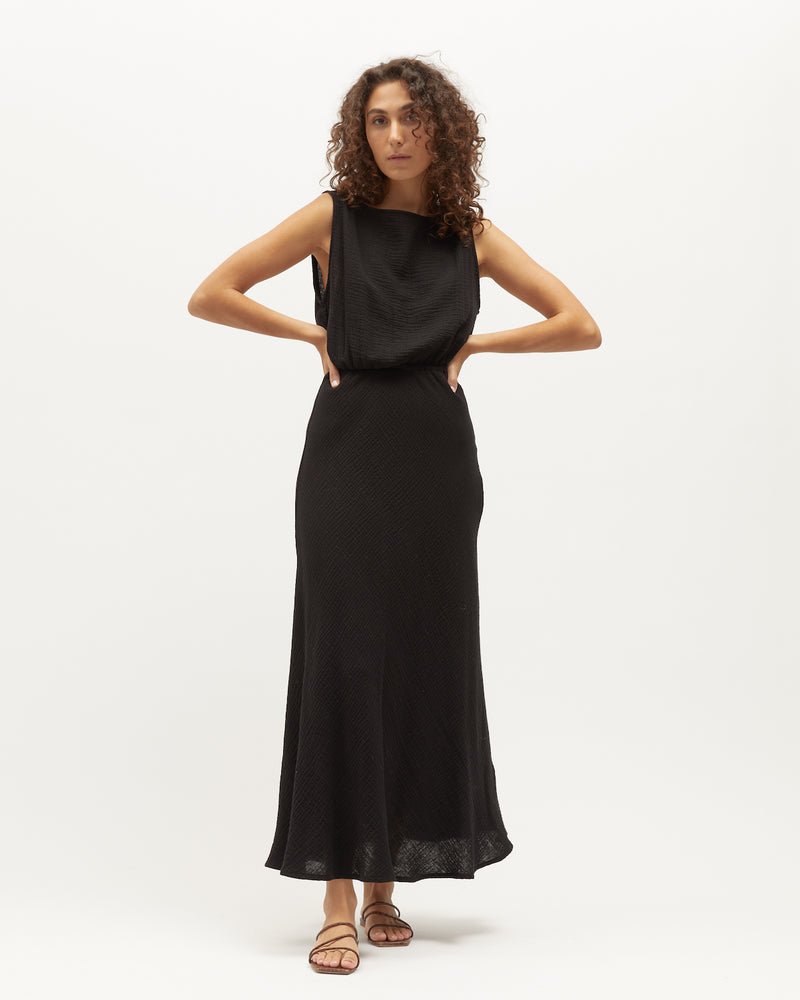 Wray Dress - Black Muslin