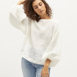 Bella Blouse | Vanilla Linen
