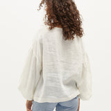 Bella Blouse | Vanilla Linen