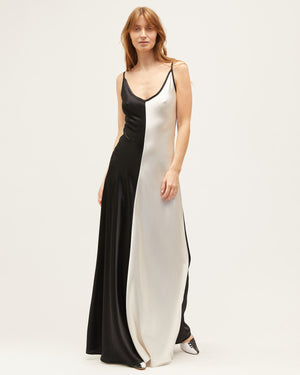 SLOANE DRESS | OYSTER BLACK