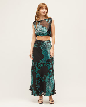 WRAY SKIRT | SILK DEVORE