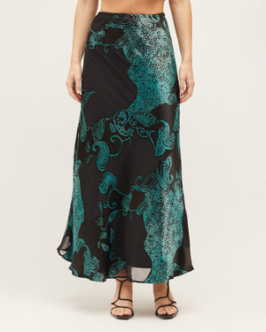 WRAY SKIRT | SILK DEVORE