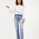 Anna Frill Blouse | White Linen