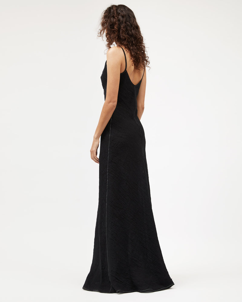 
            
                Load image into Gallery viewer, Sloane Dress / Black Textured Linen
            
        