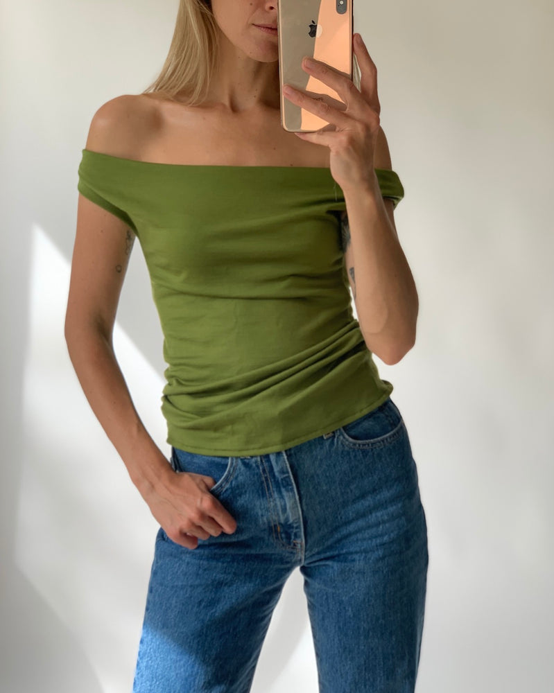 VERA TEE | AVOCADO MERINO